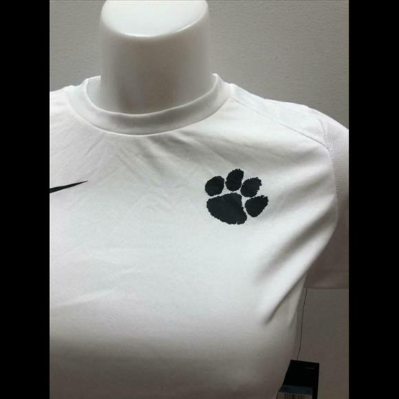 Nike Women's Clemson Tigers Dri-Fit T-Shirt Top Short Sleeve NEW NWT Size Medium - Picture 3 of 10
